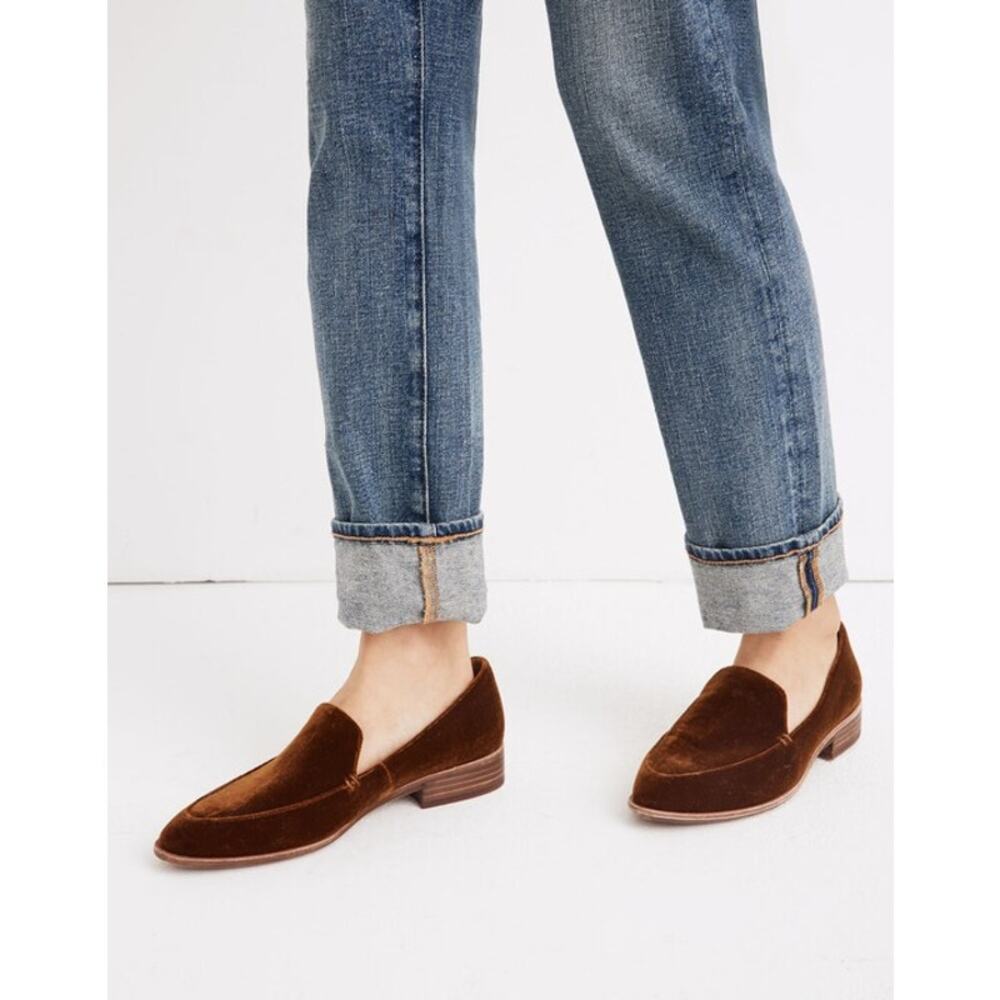 Madewell The Frances Loafer in Velvet burnished cedar sz 10 shoes $148 SH402
